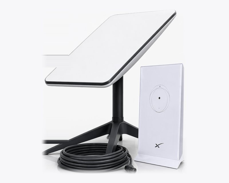Antena e roteador Starlink